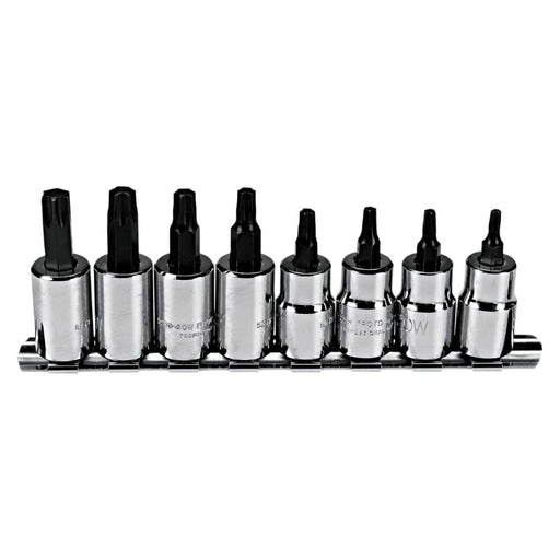 Proto J5239C 3/8" Drive 8 Piece Torx Bit Socket Set