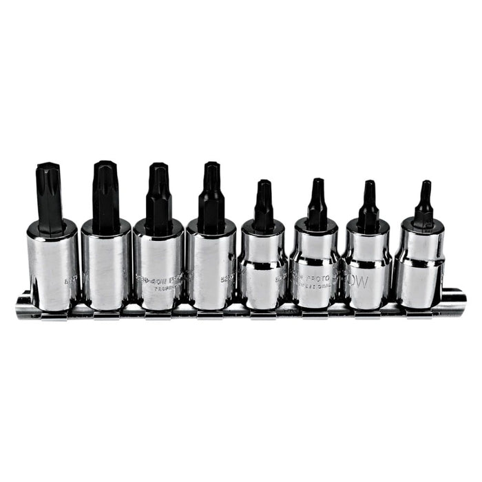 Proto J5239C 3/8" Drive 8 Piece Torx Bit Socket Set