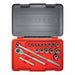 Proto J54118S 1/2" Drive 18-Piece Socket Set SAE 6 Point