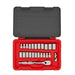 Proto J54325AS 1/2" Drive SAE and Metric 12-Point Aero Socket Set (25 Piece)