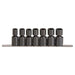 Proto J72143M 1/2" Drive 6 Point Metric Universal Impact Socket Set (7 Piece)