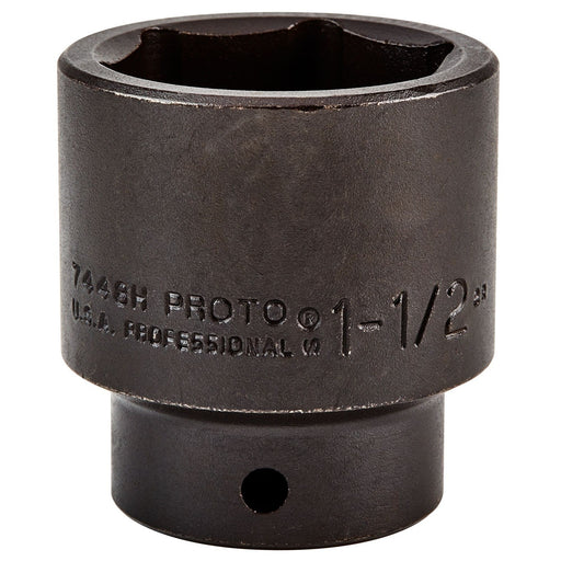 Proto J7448H 1/2" DRIVE IMPACT SOCKET 1-1/2" - 6 POINT
