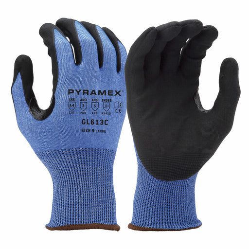 Pyramex GL613C-XL Touchscreen Micro-Foam Dipped Gloves X-Large [A4]