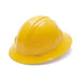 Pyramex HP24130 Full Brim Hard Hat 4 Point Ratchet Suspension - Yellow