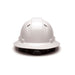 Pyramex HP54110V Ridgeline Full Brim Hard Hat, White, 4-Point Ratchet - 4