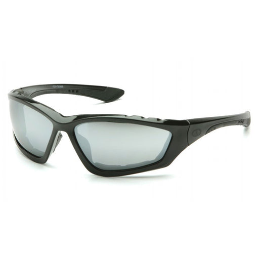 Pyramex SB8770DP ACCURIST Safety Glasses Silver, Mirror Lens with Padded Black Frame - 2