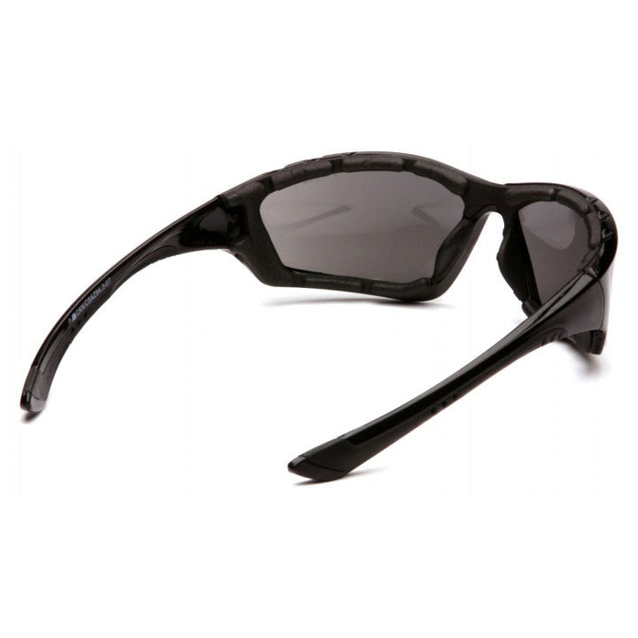 Pyramex SB8770DP ACCURIST Safety Glasses Silver, Mirror Lens with Padded Black Frame - 4