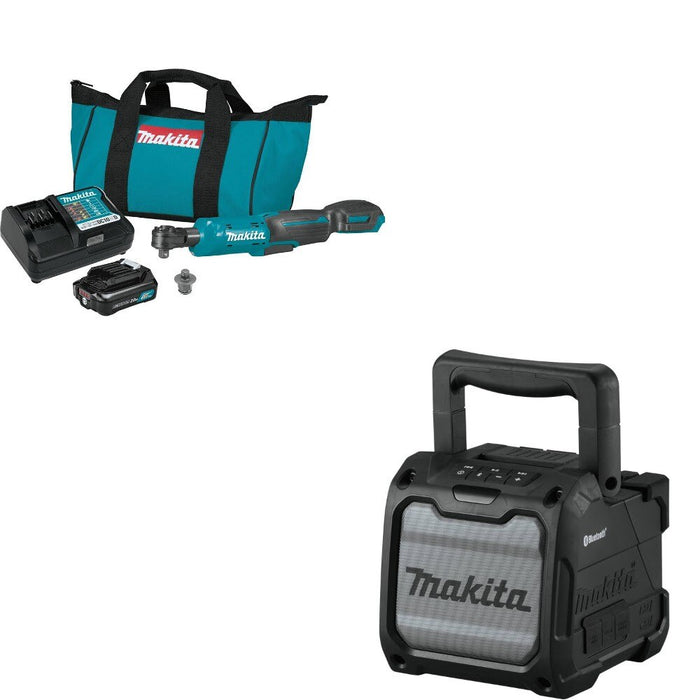 Makita RW01R1 Ratchet Kit W/ XRM08B Bluetooth Jobsite Speaker