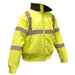 Radians SJ11Q-3ZGS-3X 3X Class 3 Quilted Bomber Jacket - Green