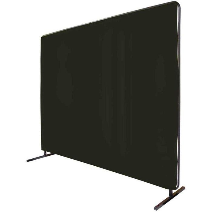 Black Stallion 6X8VF1-SH8 6' x 8' Welding Screen With Frame Set. Shade 8