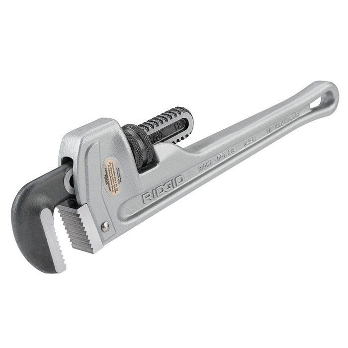 RIDGID 47057 12" Aluminum Straight Pipe Wrench - Model 812 - 5