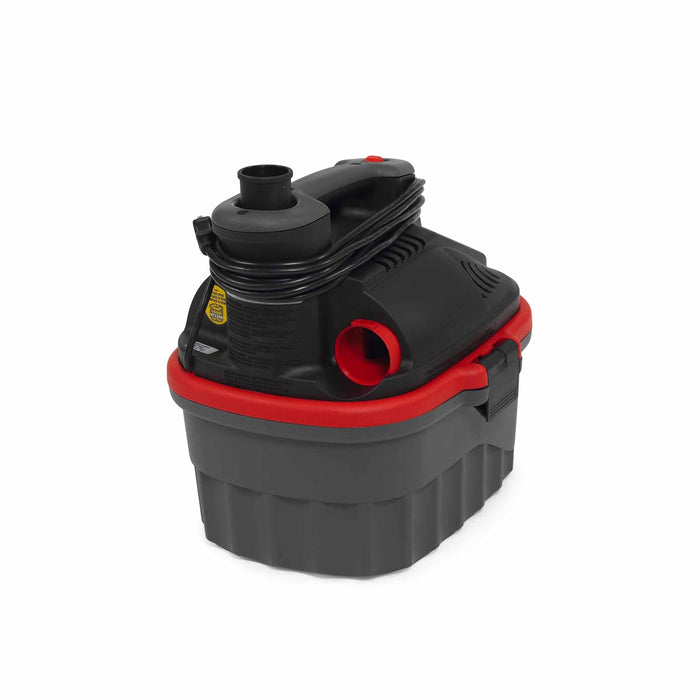 RIDGID 50313 4000RV 4 Gal Portable Red Wet/Dry Vacuum - 4