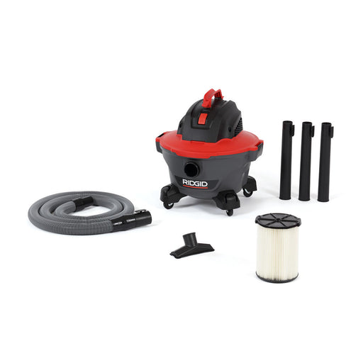 RIDGID 62698 6 Gallon Wet/Dry Vac, Rt0600, Red - 2