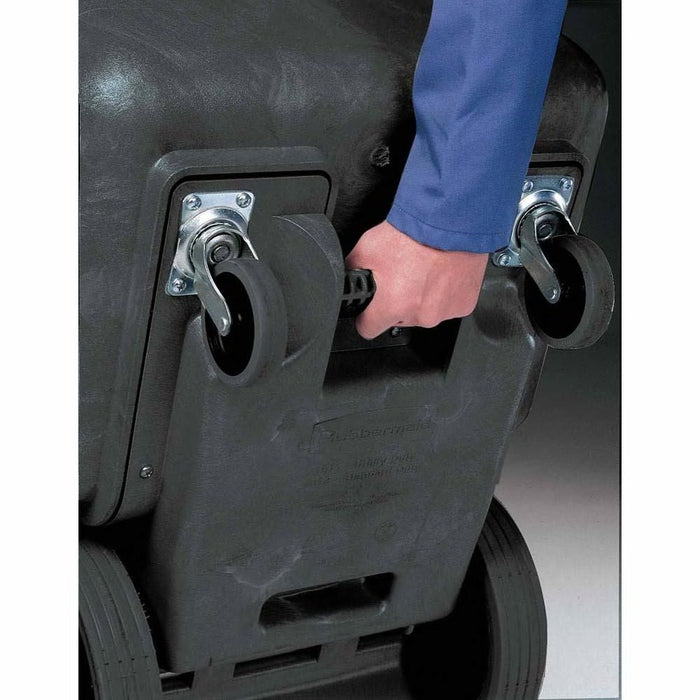 Rubbermaid FG101100BLA Structural Foam Tilt Truck, Utility Duty, 3/4 Cubic Yard, 600 lb Capacity - 2