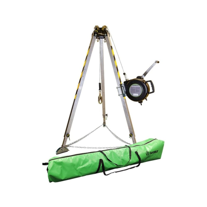 Safewaze 019-11002 7' Adjustable Tripod With 65' 3-Way And Storage Bag