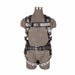 Safewaze 020-1190 PRO+ Slate Construction Harness: Alu 3D, Alu QC Chest, TB Legs (M)