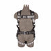 Safewaze 020-1193 PRO+ Slate Construction Harness: Alu 3D, Alu QC Chest, TB Legs (2X)