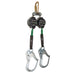 Safewaze 018-5018 Latitude Pro 7' Dual Web SRL: FS-EX313, Carabiner, Rebar Hooks