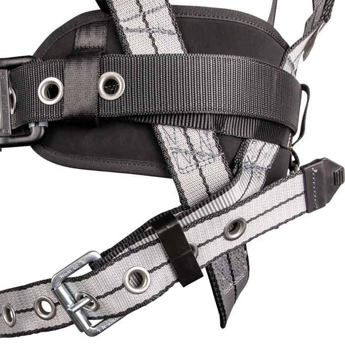 Safewaze 020-1185 PRO+ Slate Construction Harness: Alu 3D, Alu QC Chest, Alu FD, TB Legs, 2X - 3