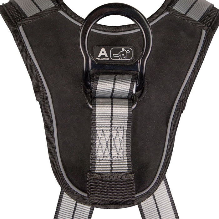 Safewaze 020-1185 PRO+ Slate Construction Harness: Alu 3D, Alu QC Chest, Alu FD, TB Legs, 2X - 5