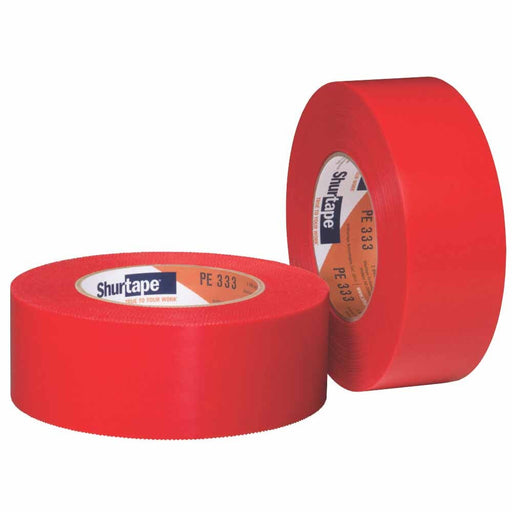 Shurtape 104067 PE 333 Non-UV-Resistant 2" Stucco Tape, Red, 48mm x 55m