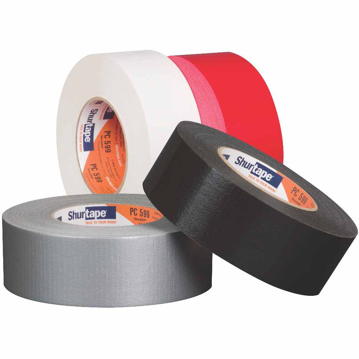 Shurtape 152374 PC 599 ShurGRIP Heavy Duty 2" Duct Tape, Red, 48mm x 55m