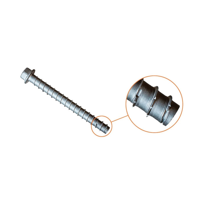 Simpson Anchors THD50500H Titen HD (1/2" x 5") Heavy-Duty Screw Anchor - Zinc Plated (20 Pack) - 2
