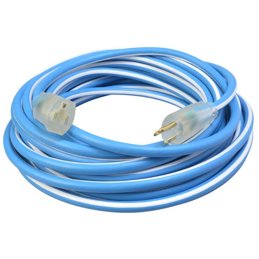 Southwire 1439SW0061 14/3 100' SJEOW Blue/White Cold Supreme Extension Cord