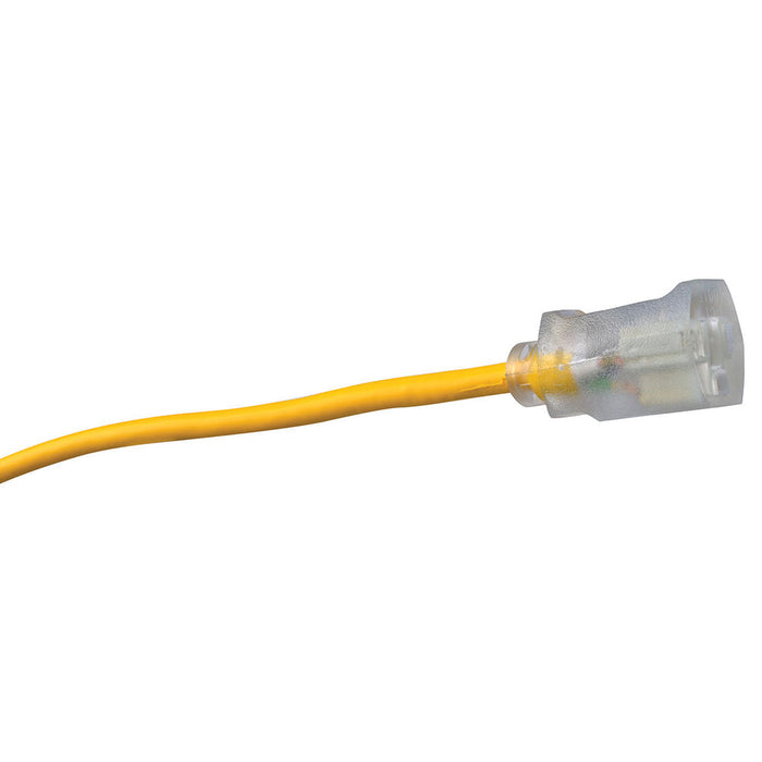 Southwire 1487SW0002 14/3 25' SJEOW Yellow Polar/Solar Extension Cord - 2