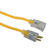 Southwire 1487SW0002 14/3 25' SJEOW Yellow Polar/Solar Extension Cord - 4