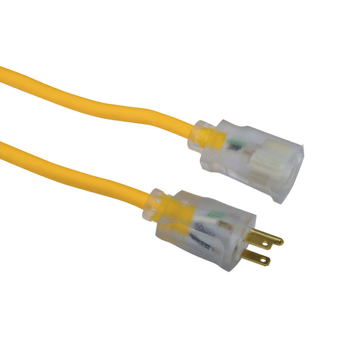 Southwire 1488SW0002 14/3 50' SJEOOW Yellow Polar/Solar Extension Cord 6 Pack - 3