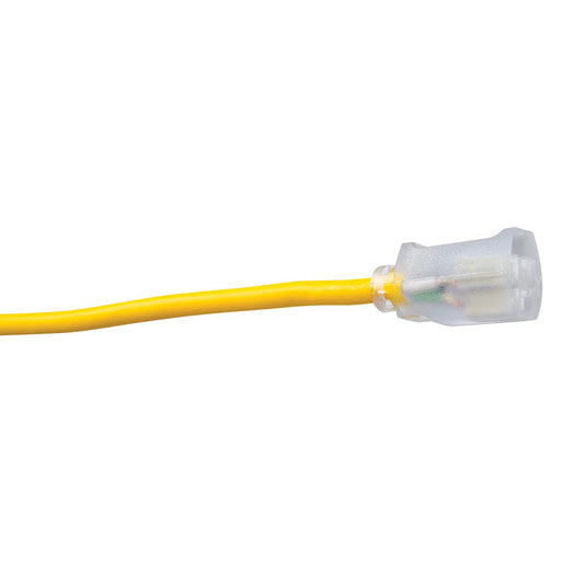 Southwire 1687SW0002 12/3 25' SJEOOW Yellow Polar/Solar Extension Cord - 2