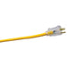 Southwire 1687SW0002 12/3 25' SJEOOW Yellow Polar/Solar Extension Cord - 3