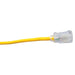 Southwire 1688SW0002 12/3 50' SJEOOW Yellow Polar/Solar Extension Cord - 3