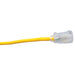 Southwire 1689SW0002 12/3 100' SJEOOW Yellow Polar/Solar Extension Cord - 3