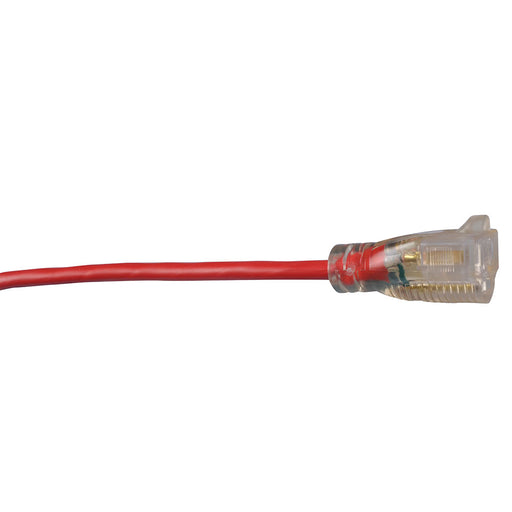 Southwire 2487SW8804 14/3 25' SJTW Red Extension Cord with Lighted End - 2