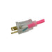 Southwire 2577SW000A 25' Extension Cord, 12/3 Gauge SJTW (Weather Resistant), Cool Pink Color, Low Energy Switch+ - 2