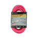 Southwire 2577SW000A 25' Extension Cord, 12/3 Gauge SJTW (Weather Resistant), Cool Pink Color, Low Energy Switch+ - 3