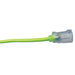 Southwire 2578SW000X 12/3 50' SJTW Cool Green with Lighted Ends - 2