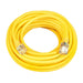 Southwire 2689SW0002 10/3 100' SJTW Yellow Extension Cord with Lighted End