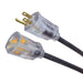 Southwire 3678SW0008 25' 12/3 Royal SJOOW Extension Cord (Black)