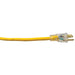 Southwire 4188SW8802 12/3 50' SJTW TRI-SOURCE Yellow Extension Cord W/Lighted End - 3