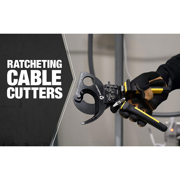 Southwire CCPR400 Ratcheting Cable Cutters 750 CU/1000 AL w/ Comfort Grip Handles - 5