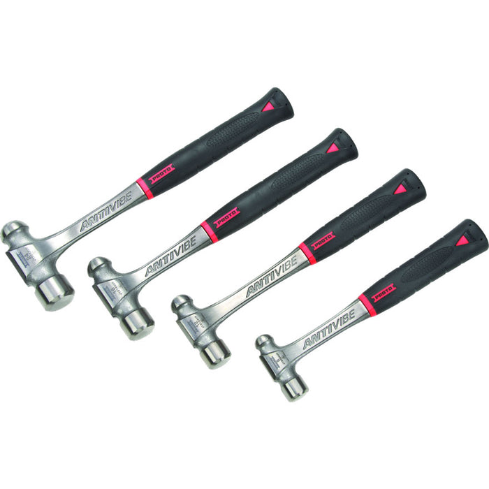 Proto J1304AVPS 4 Piece Anti-Vibe Ball Pein Hammer Set