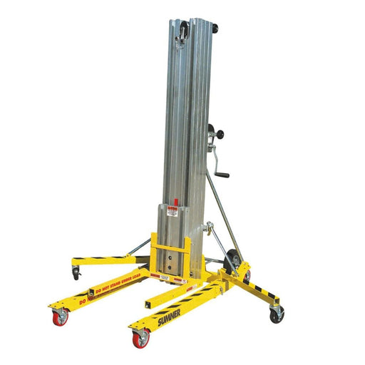 Sumner 783225 2112 12' Galvanized Series 2100 Contractor Lift, 650 lbs capacity
