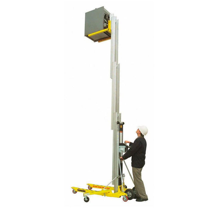 Sumner 783225 2112 12' Galvanized Series 2100 Contractor Lift, 650 lbs capacity - 3
