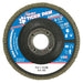 Weiler 51108 4-1/2" 40 Grit Tiger Paw Flat Abrasive Flap Disc