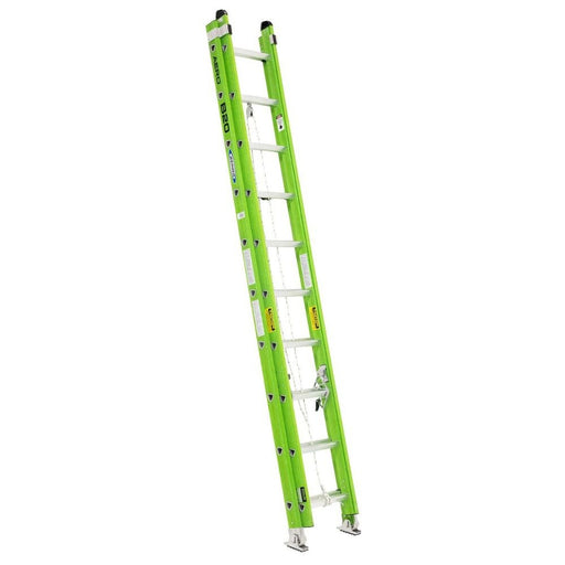 Werner B7120-2 20' Fiberglass AERO Box Rail Extension Ladder Type IAA B7120-2