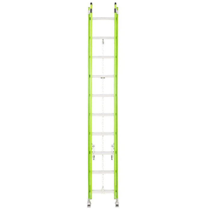 Werner B7120-2 20' Fiberglass AERO Box Rail Extension Ladder Type IAA B7120-2 - 2