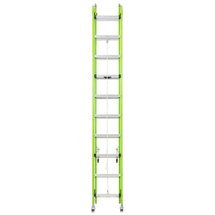 Werner B7120-2 20' Fiberglass AERO Box Rail Extension Ladder Type IAA B7120-2 - 3